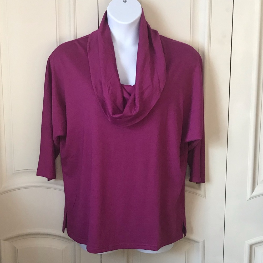 NEW Isaac Mizrahi Dolman Sleeve Cowl Neck Tunic - Picture 3 of 7